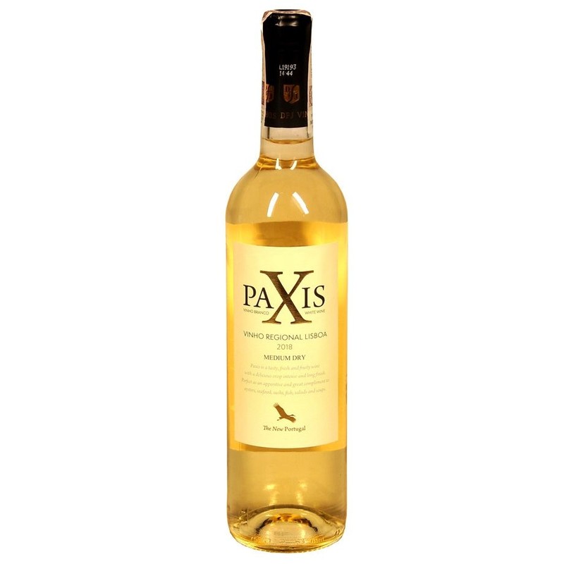 Wino białe półwytrawne   PaXis 750 ml