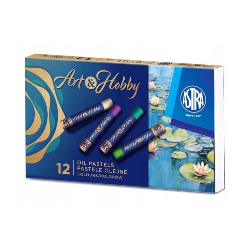 Pastele olejne Art&Hobby 12 kolorów ASTRA 12 sztuk