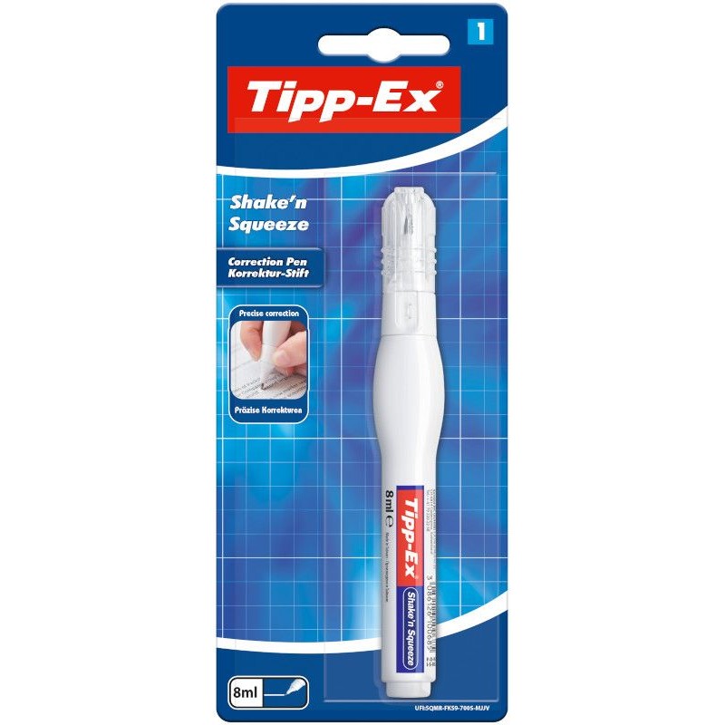Korektor Shake 'n Squeeze 8 ml TIPP-EX 1 sztuka