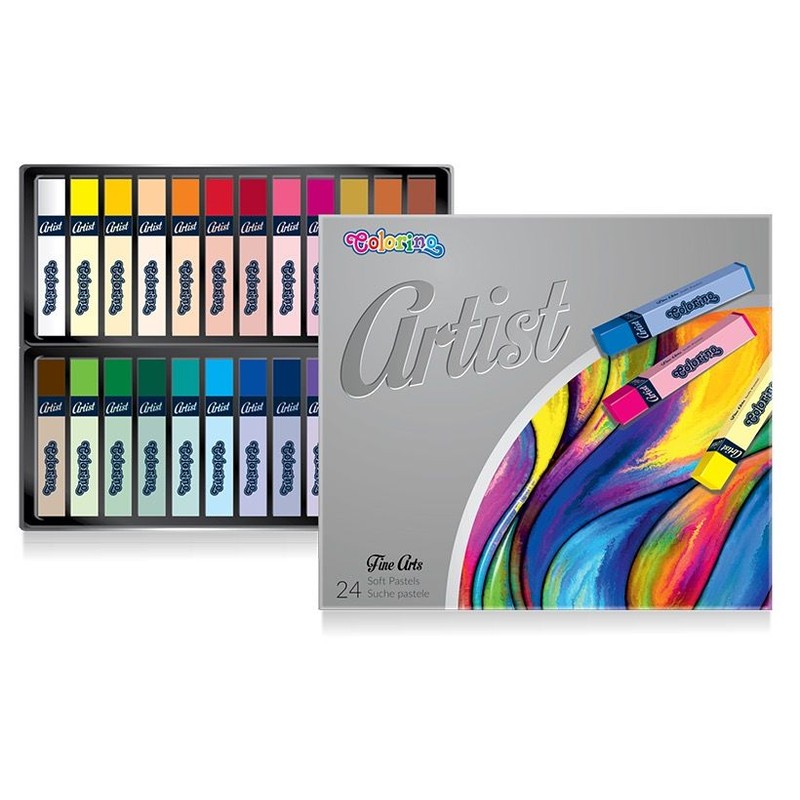 Pastele suche Artist 24 kolory Colorino 24 sztuk