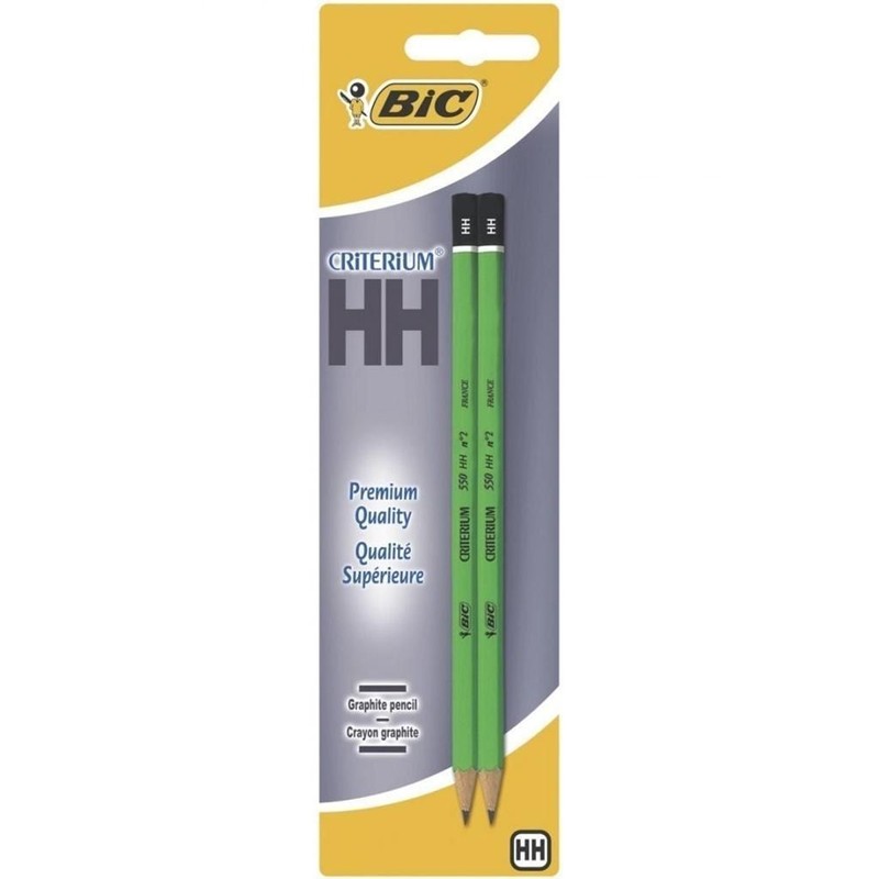 Ołówek bez gumki Criterium 550 HH BIC 2 sztuki