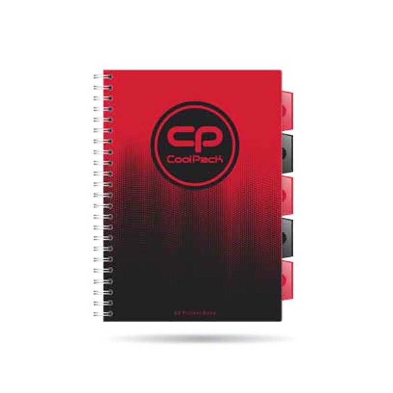 Kołozeszyt A4 100 kartek Gradient Cranberry Coolpack 1 sztuka