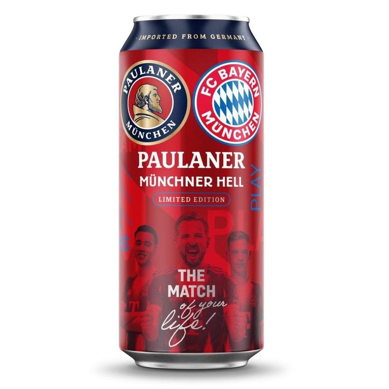 Munchner Hell LE Bayern Monachium alk. 4,9% obj. Paulaner  500 ml