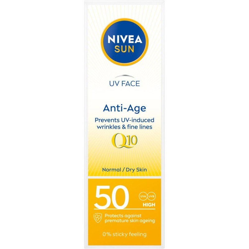 Krem przeciwzmarszczkowy Q10 SPF 50 Nivea Sun 50 ml