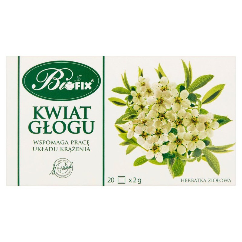 Herbata ziołowa Kwiat głogu  BiFix 20 torebek