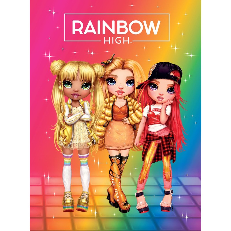 Zeszyt MO A5 16k kratka Rainbow High mix RAINBOW HIGH 1 sztuka