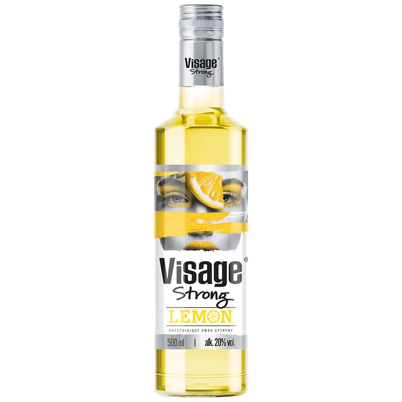 Wódka smakowa Lemon alk. 20,0% obj. Visage 500 ml