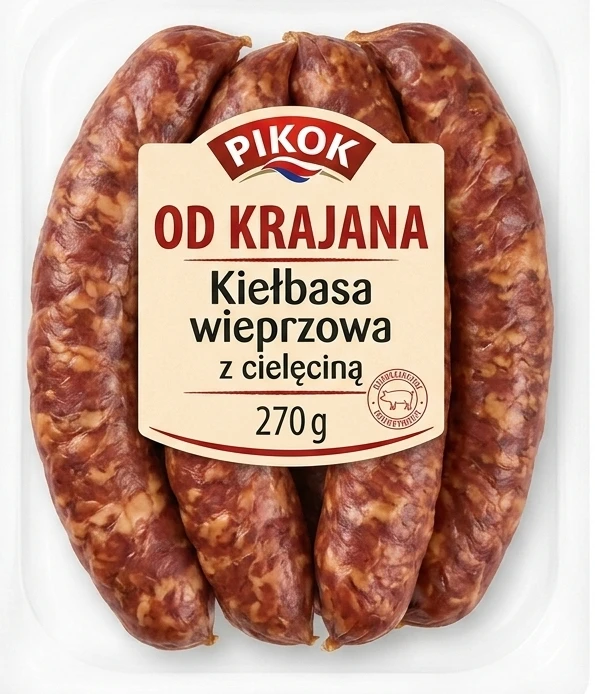 PIKOK OD KRAJANA Kiełbasa wieprzowa z cielęciną