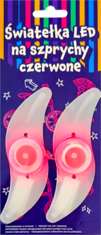 Światełka LED na szprychy mix