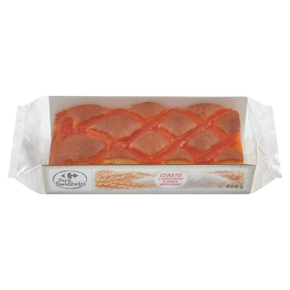 Carrefour Targ Świeżości Ciasto z nadzieniem o smaku morelowym 400 g