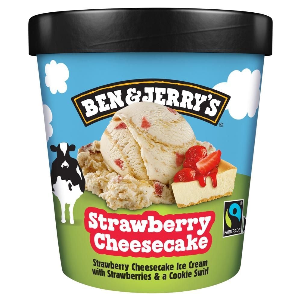 Ben & Jerry's Strawberry Cheesecake Lody 465 ml