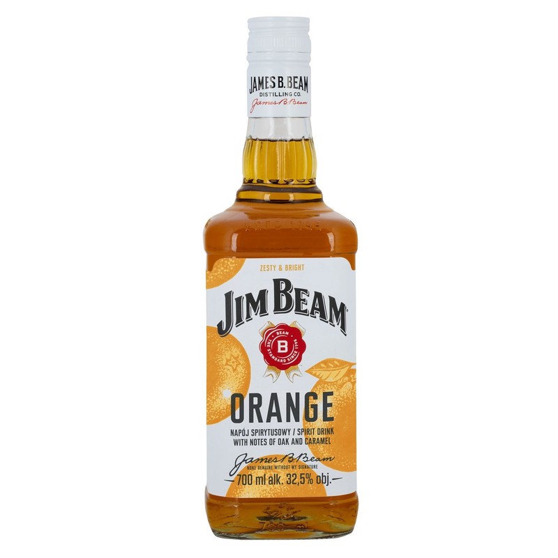 Bourbon o smaku karmelu Orange alk. 32,5% obj. Jim Beam 700 ml