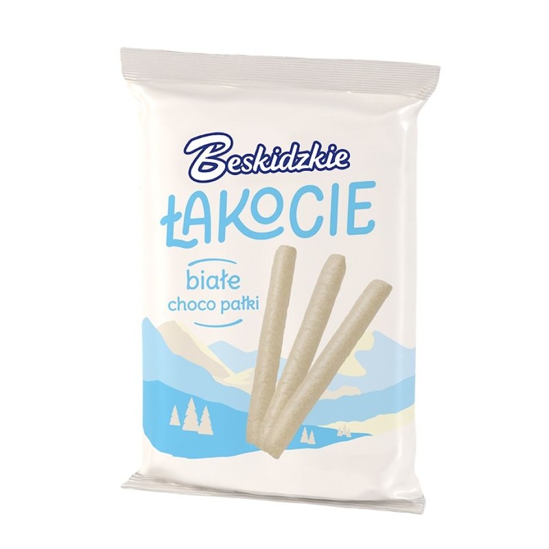 Łakocie białe choco pałki Beskidzkie 140 g