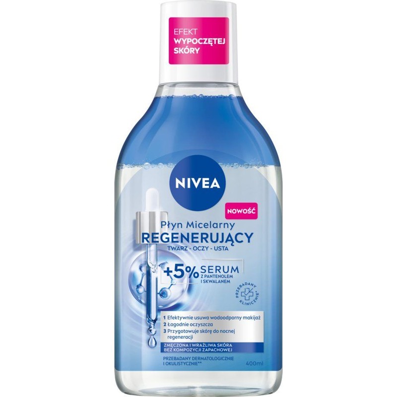 NIVEA Regenerujący  płyn micelarny z 5% serum 400 ml Nivea  400 ml