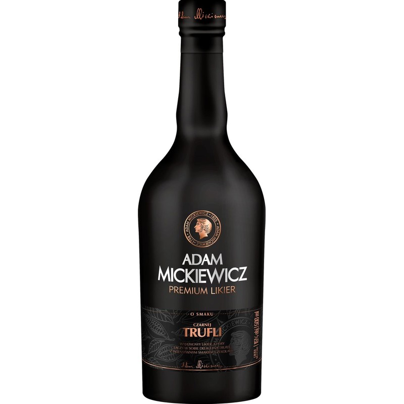 Likier o smaku czarnej trufli alk.15% obj. Adam Mickiewicz 500 ml