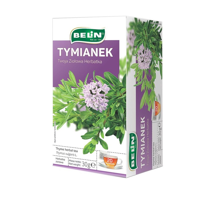 Herbatka ziołowa Tymianek   BEliN 20 torebek
