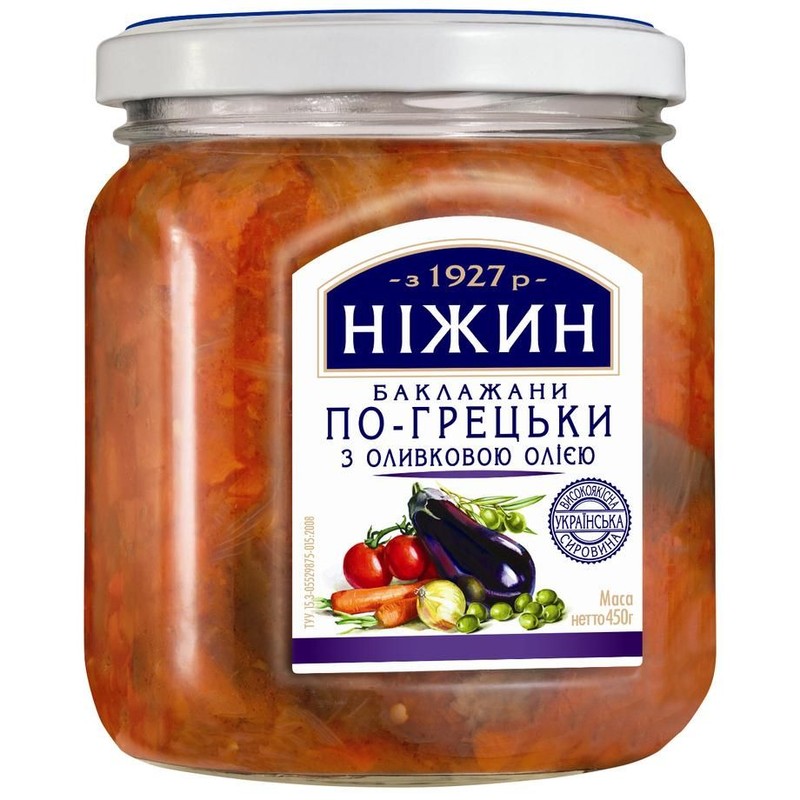 Bakłażany po grecku   Niżyn 450 g