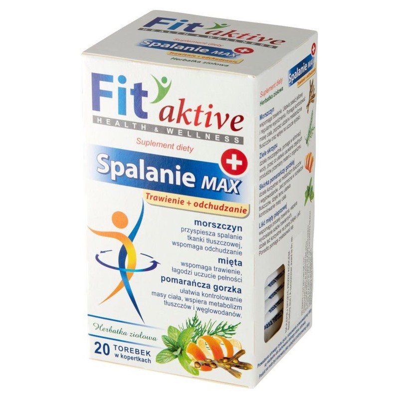 Spalanie herbata ziołowa  Fit Aktive 20 torebek