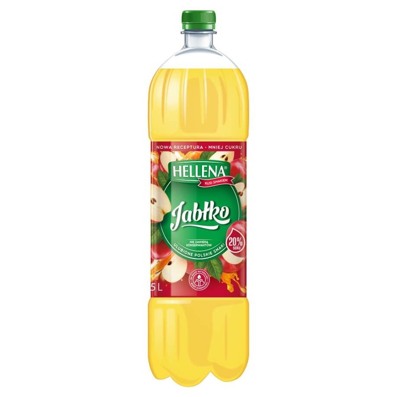 Napój owocowy o smaku jabłkowym Hellena 1,75 l