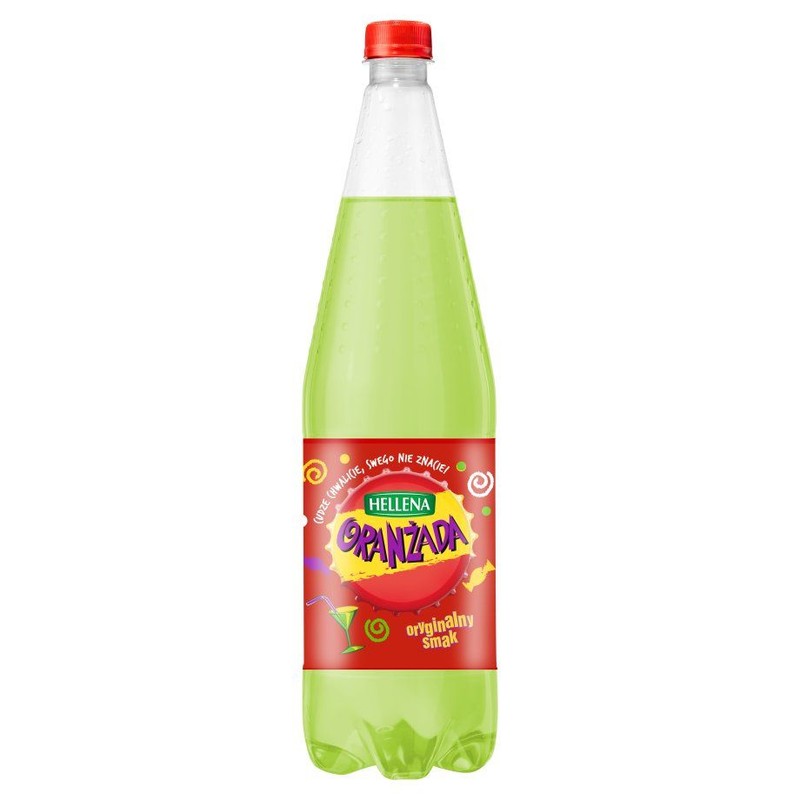 Napój gazowany Oranżada Zielona Hellena 1,25 l
