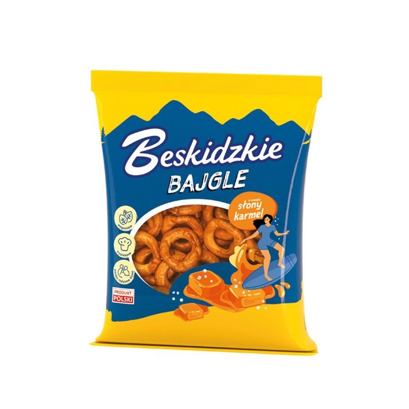 Bajgle o smaku solony karmel Beskidzkie 200 g
