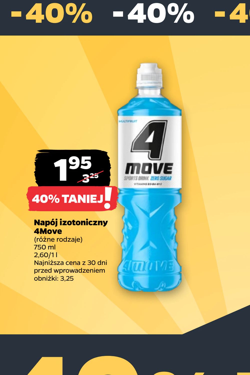 Napój izotoniczny 4Move