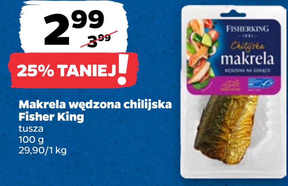 Makrela wędzona chilijska Fisher King