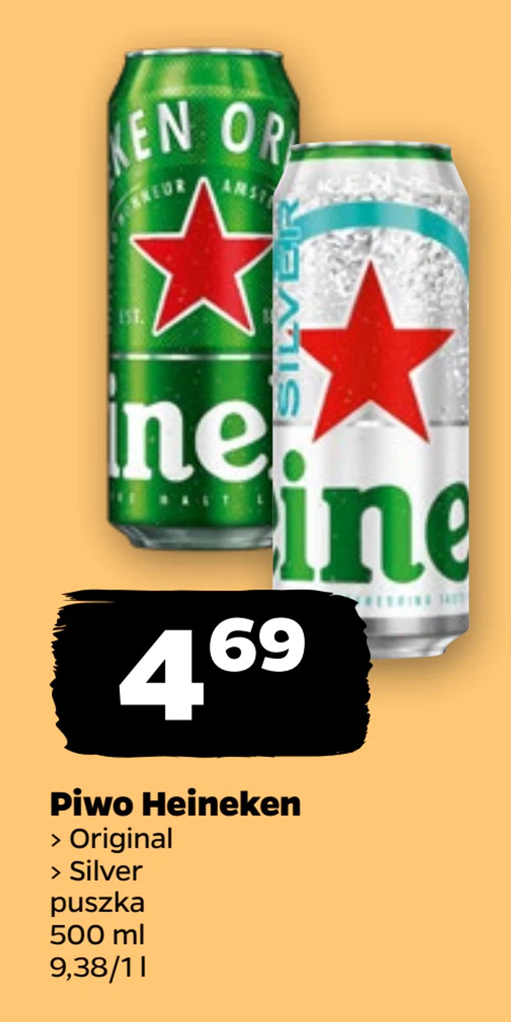 Piwo Heineken
