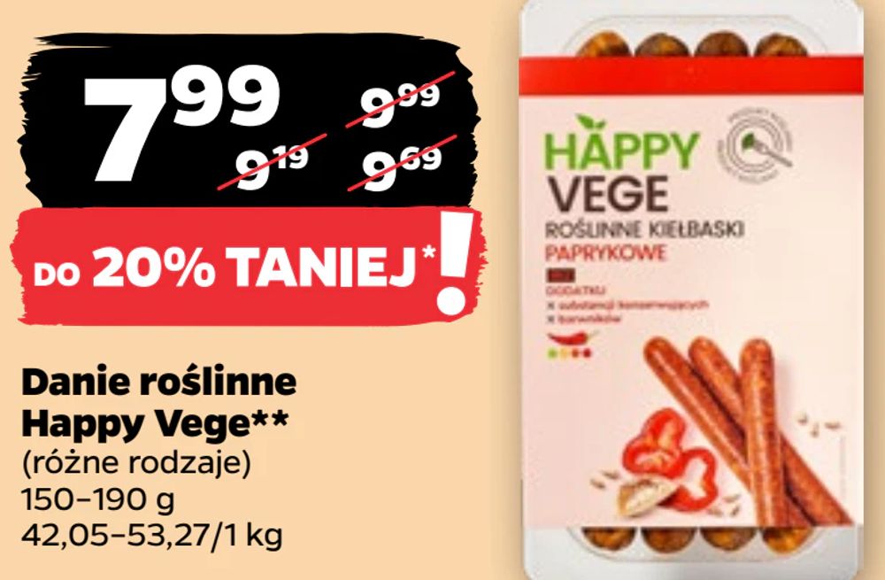 Danie roślinne Happy Vege**