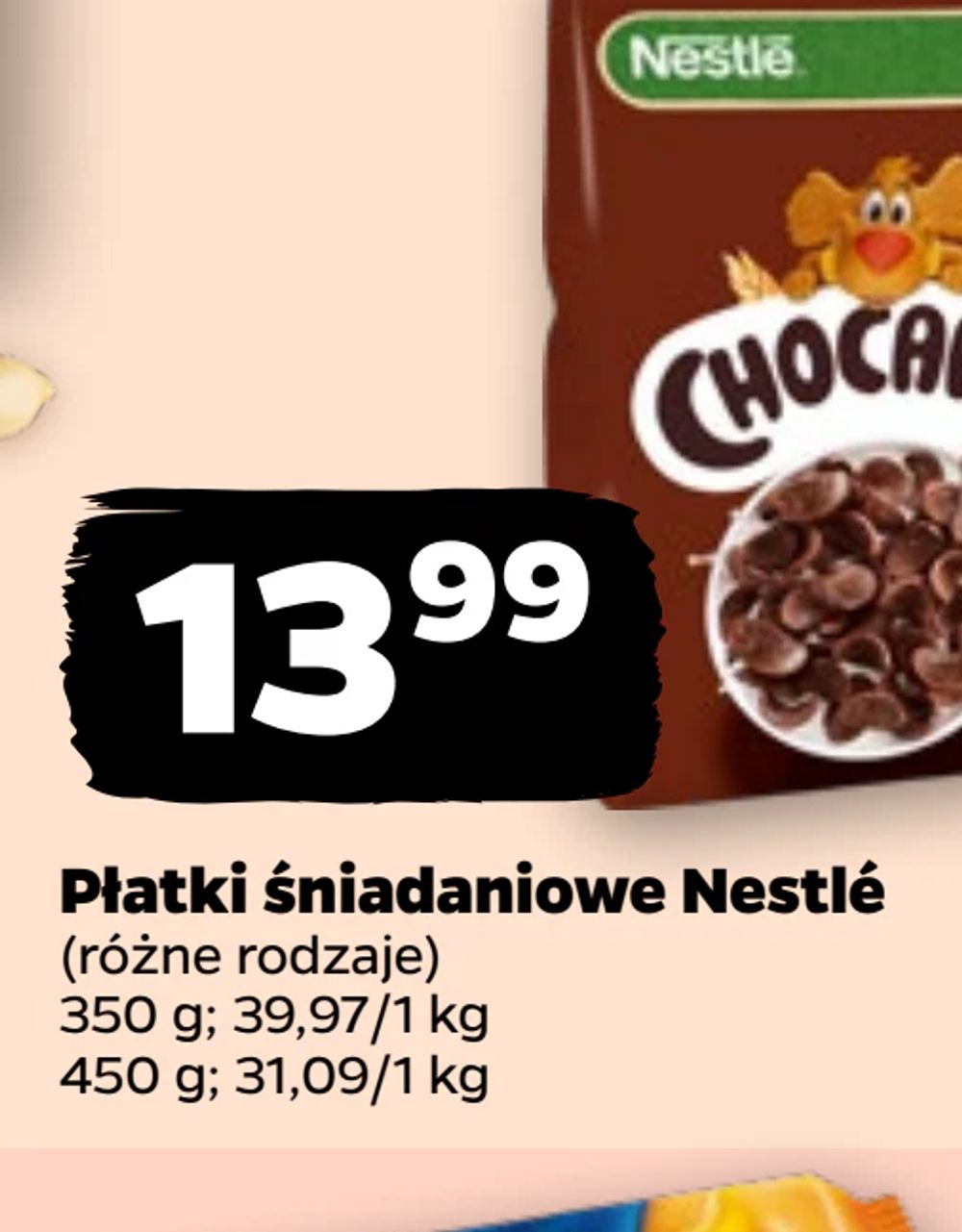 Płatki śniadaniowe Nestlé