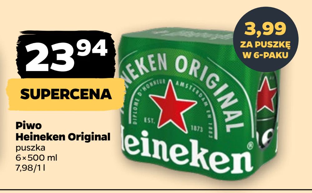 Piwo Heineken Original