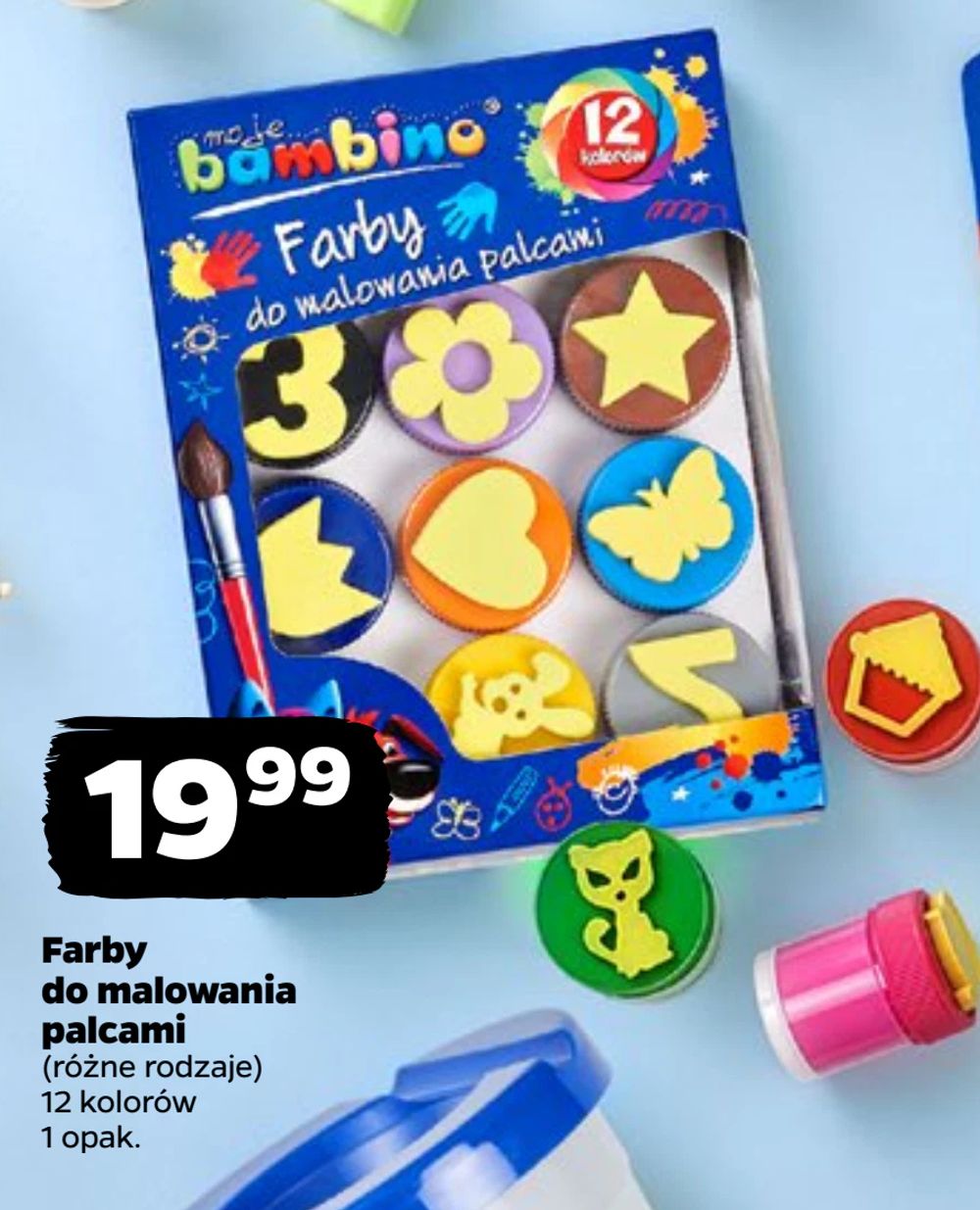 Farby do malowania palcami