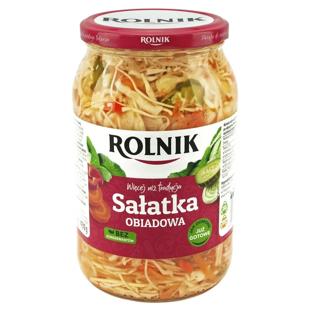 Rolnik Sałatka obiadowa 880 g
