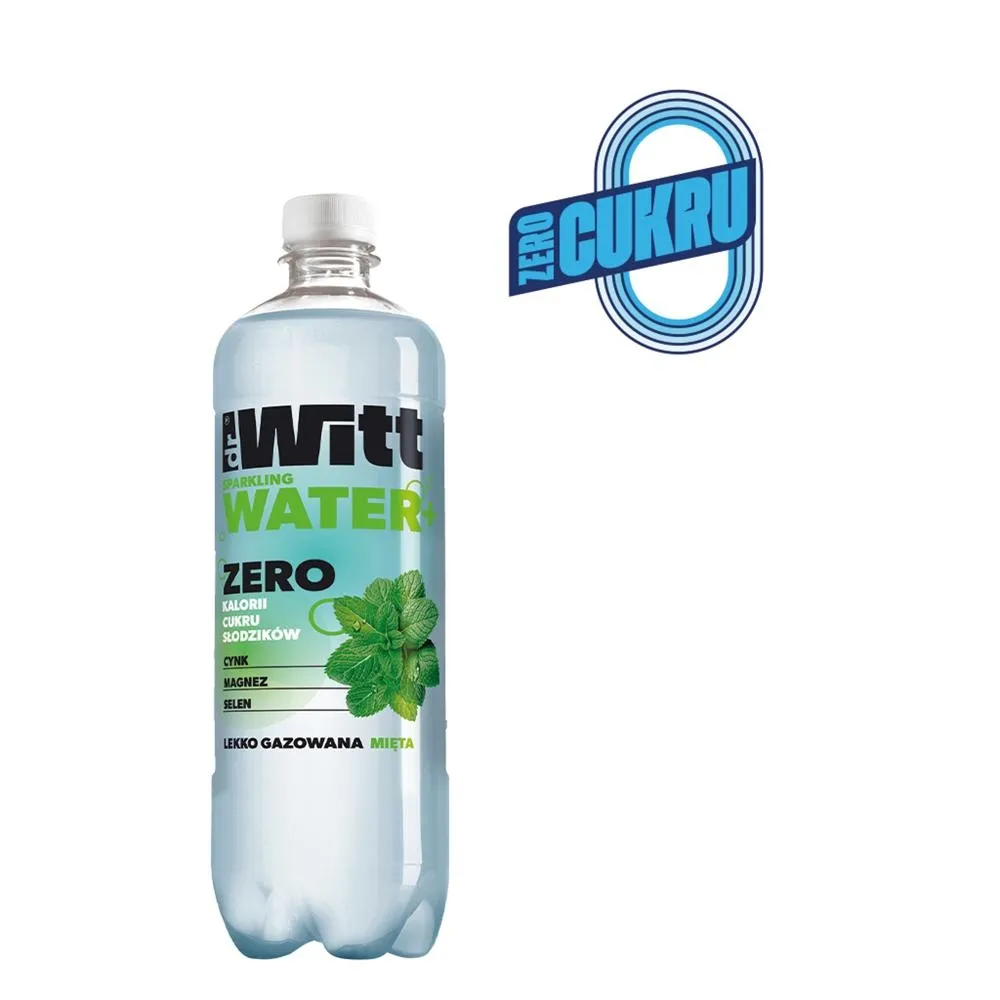 DrWitt Napój gazowany lekko gazowana mięta 750 ml