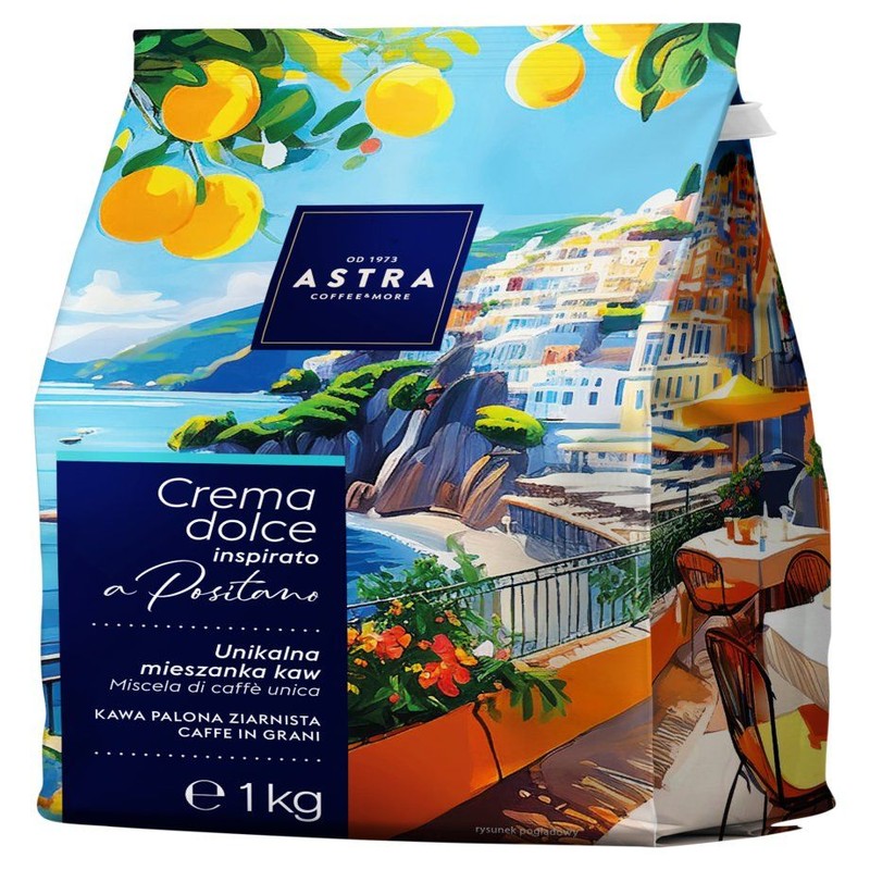 Kawa ziarnista Crema dolce Astra 1 kg