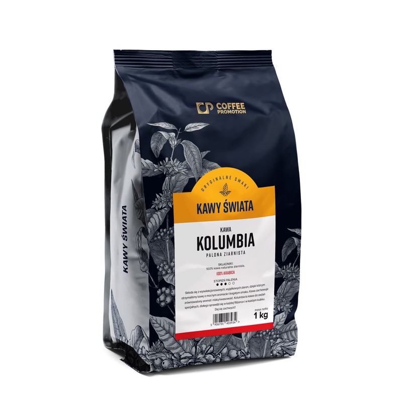 Kawa palona ziarnista Kolumbia Cofffee Promotion 1 kg