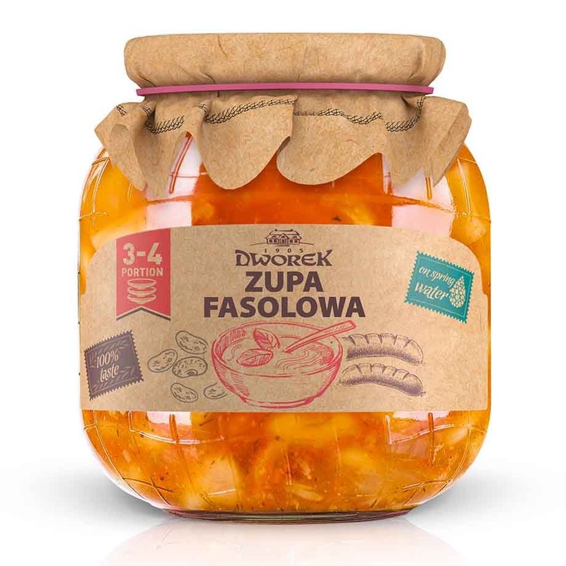 Zupa fasolowa Dworek 680 g