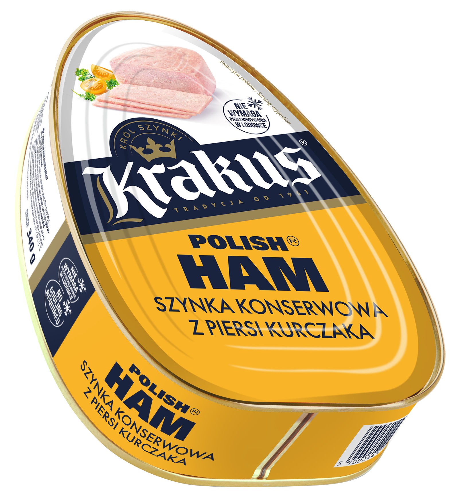 Krakus Szynka Konserwowa Z Piersi Kurczaka 340G