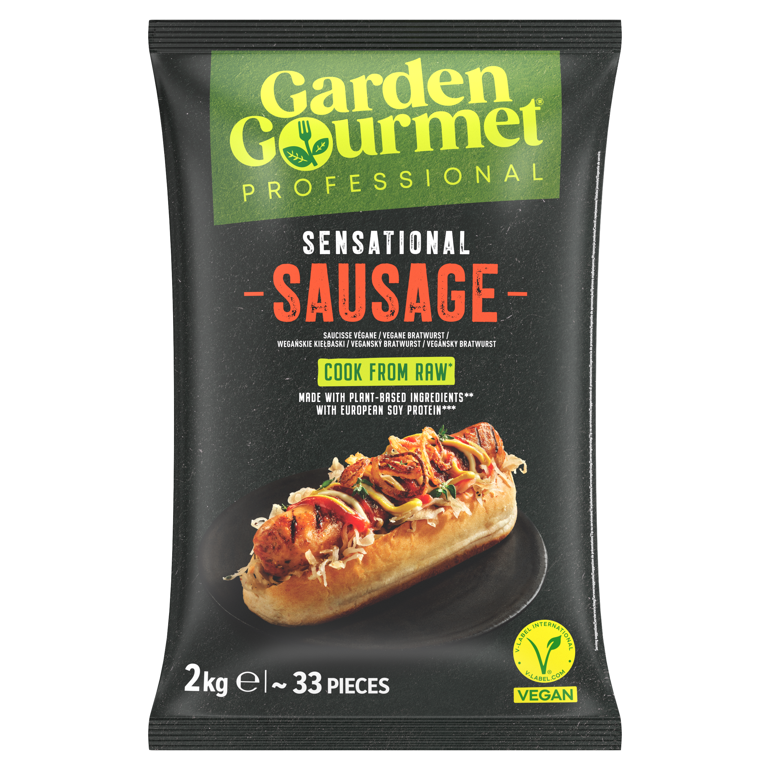 Garden Gourmet Wegańskie Kiełbaski 2Kg