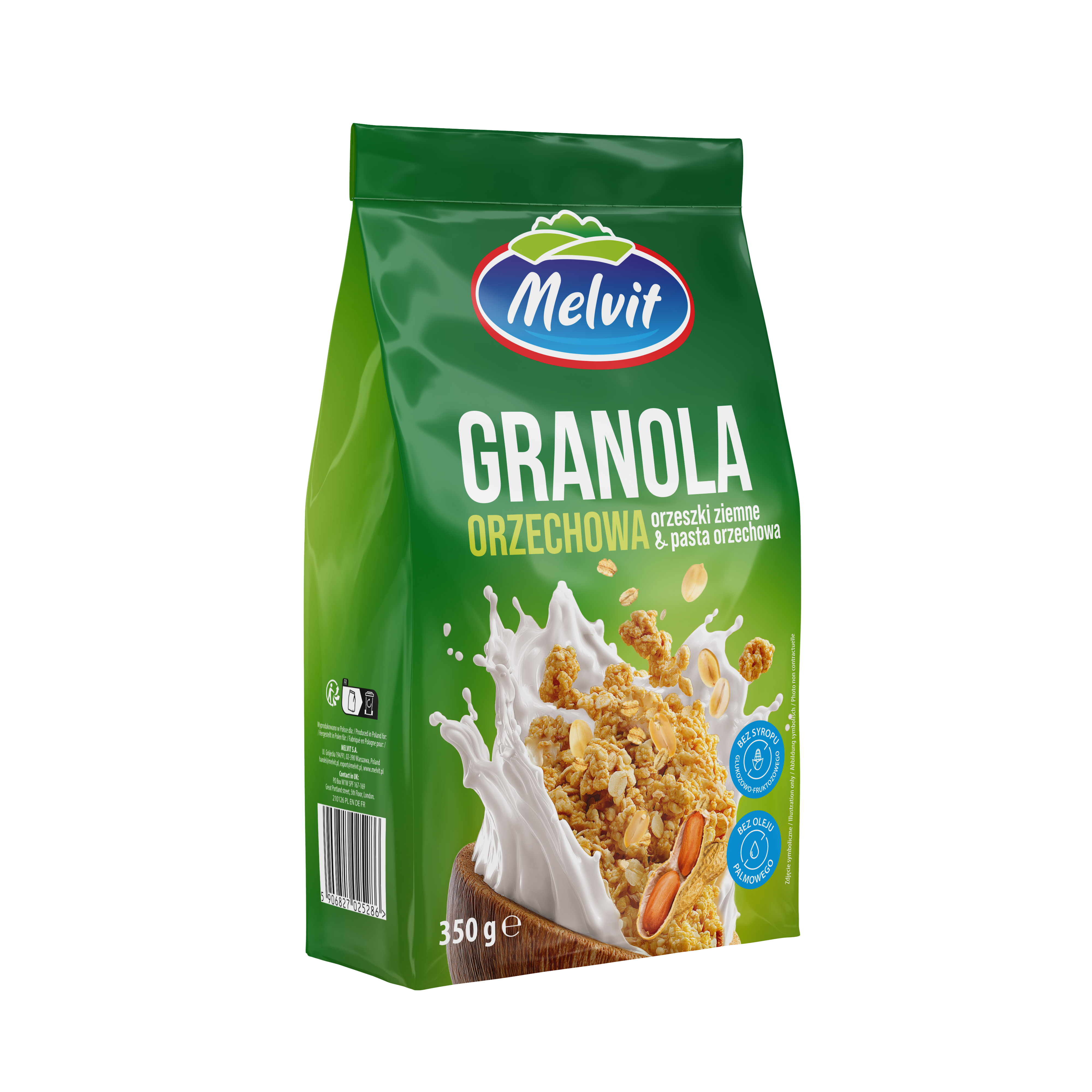Melvit Granola Orzechowa 350G