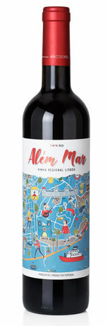 Wino Alem mar tinto vr Lisboa czerwone wytrawne 750 ml