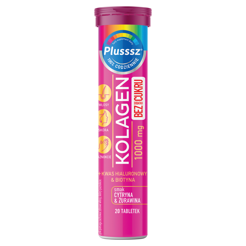 Kolagen 1000 mg bez dodatku cukru (20 tabl. mus.)