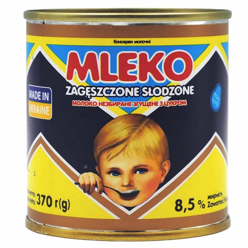 Mleko zagęszczone słodzone puszka Pervomaysk 370 g