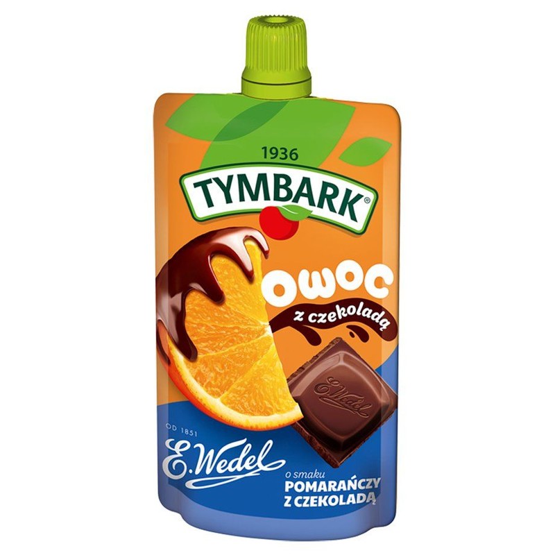 Owoc z czekoladą E.Wedel  o smaku pomarańczy z czekoladą Tymbark 100 g