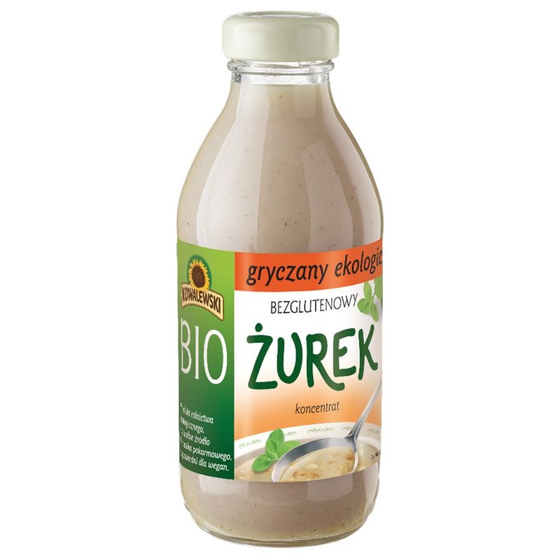 BIO Bezglutenowy żurek gryczany   Kowalewski 320 ml