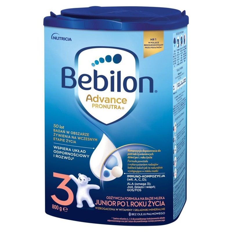 Mleko modyfikowane w proszku po 1 roku Bebilon 800 g