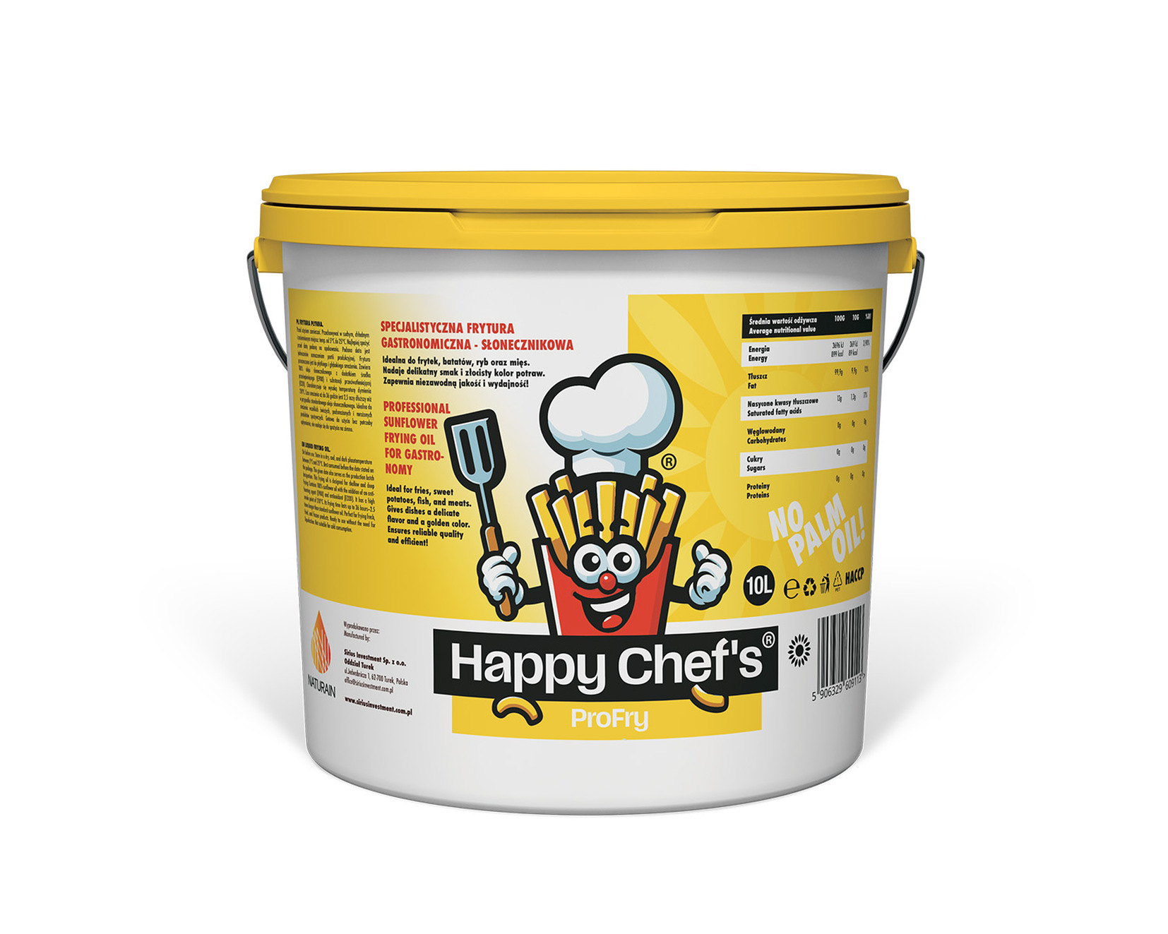 Frytura Słonecznikowa Happy Chef'S Profry 10L