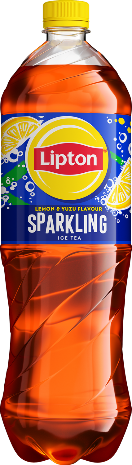 Lipton Lemon & Yuzu Flavour Sparkling Ice Tea 1,5 L- Kaucja
