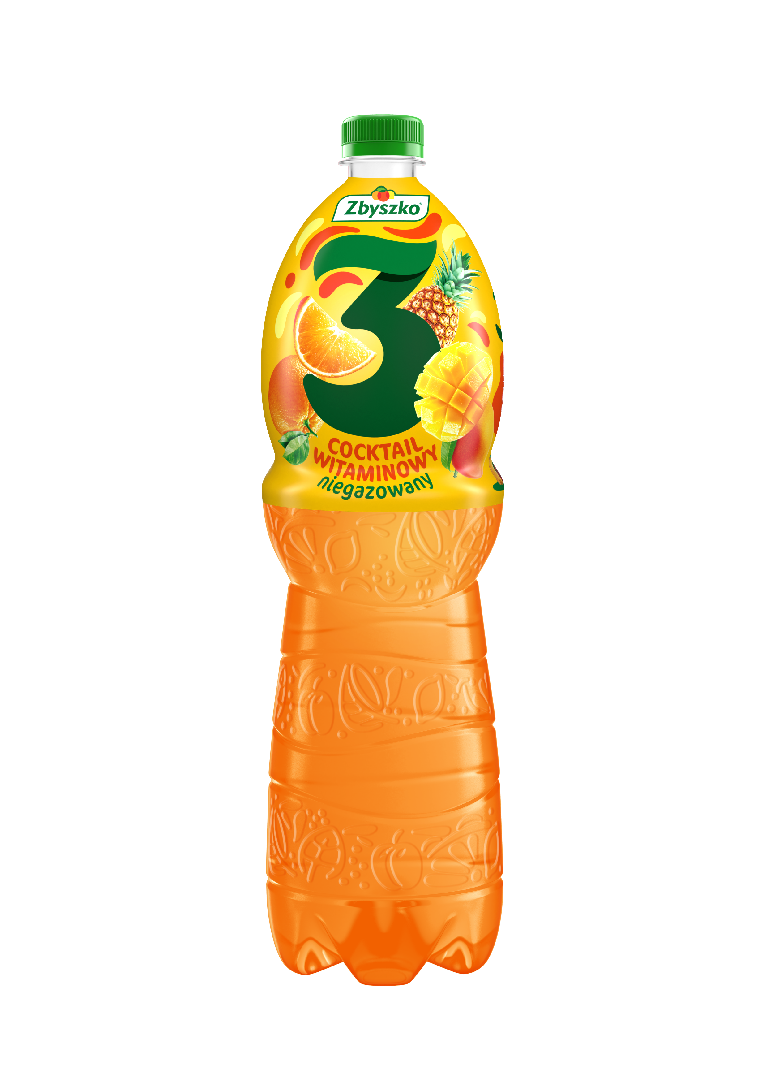 Zbyszko 3 Owoce Cocktail Witaminowy Niegazowany 1,75 L ( Kaucja )