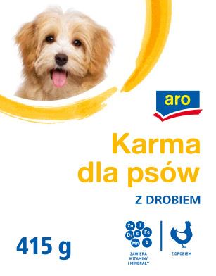aro Karma dla psów z drobiem 10 x 415 g